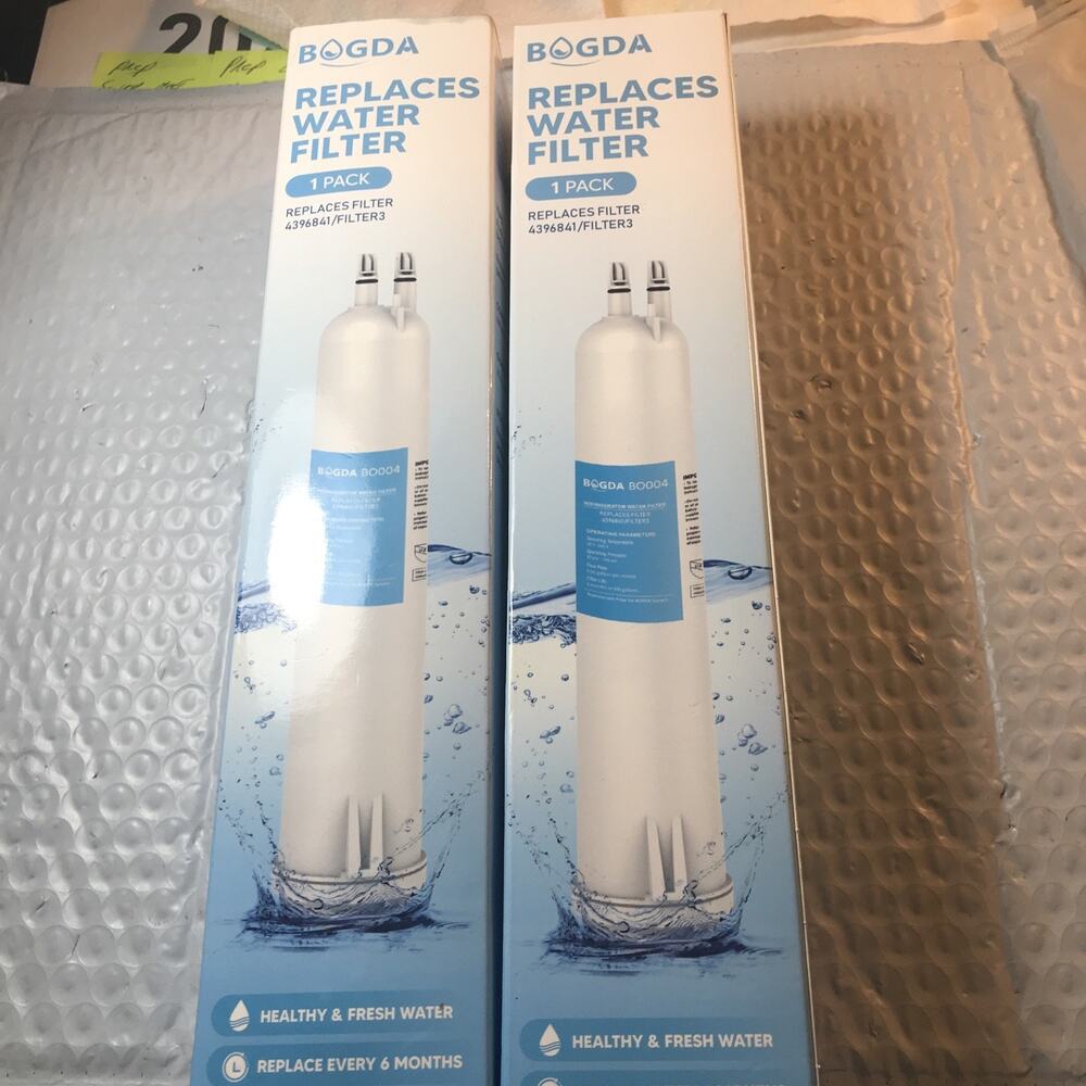2x BRAND NEW In Box Refrigerator Water Filter Replacement BO004 Filter